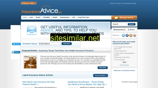 insuranceadvice.com alternative sites