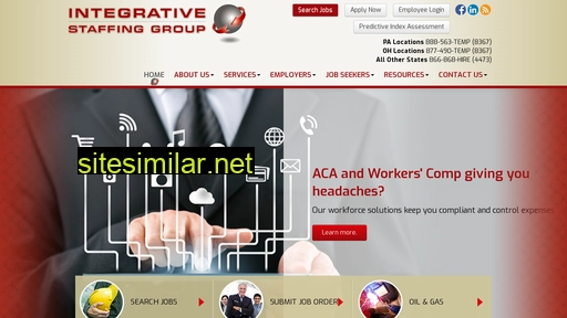 integrativestaffing.com alternative sites
