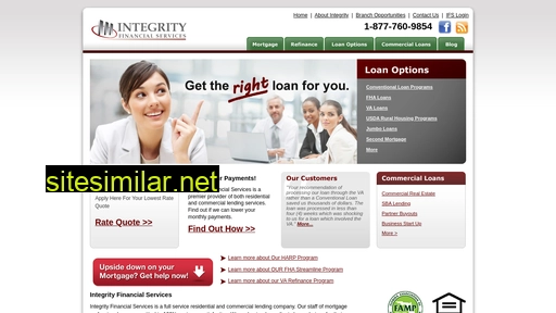 Integrityfinancialservices similar sites