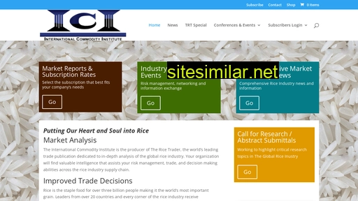 internationalcommodityinstitute.com alternative sites