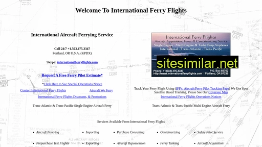 internationalferryflights.com alternative sites