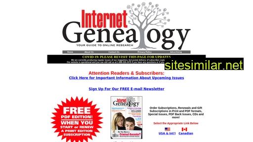 internet-genealogy.com alternative sites