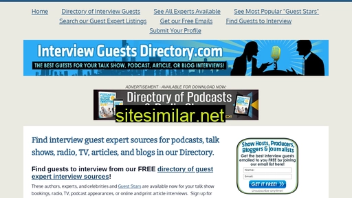 Interviewguestsdirectory similar sites