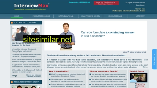 Interviewmax similar sites
