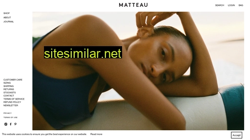Matteau-store similar sites