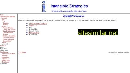 Intangiblestrategies similar sites