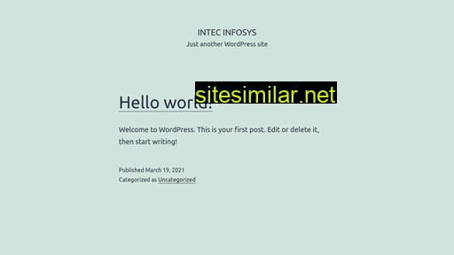 intecinfosys.com alternative sites