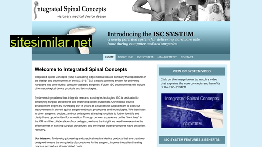 integratedspinalconcepts.com alternative sites