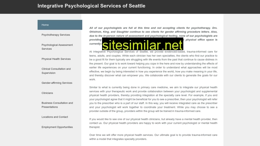Integrativepsychologyseattle similar sites