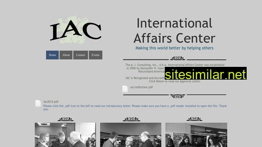 internationalaffairscenter.com alternative sites
