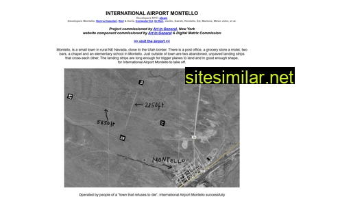 internationalairportmontello.com alternative sites