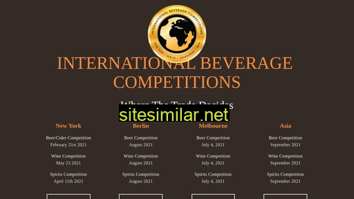 internationalbeveragecompetitions.com alternative sites