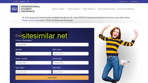 internationalstudentinsurance.com alternative sites