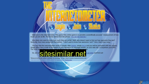 Internetometer similar sites