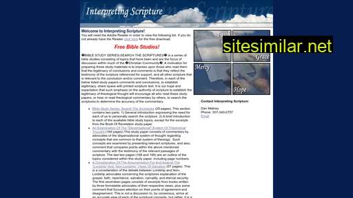 interpretingscriptures.com alternative sites