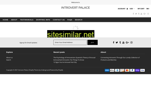 Introvertpalace similar sites