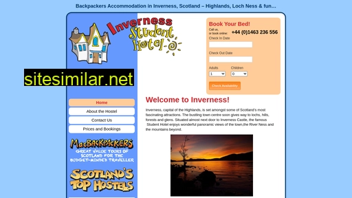 invernessstudenthotel.com alternative sites