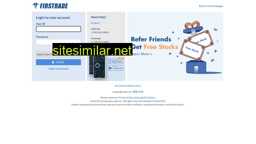 invest.firstrade.com alternative sites
