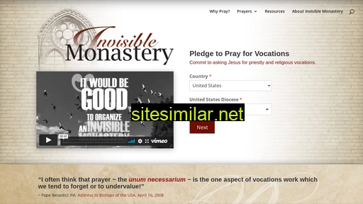 invisiblemonastery.com alternative sites