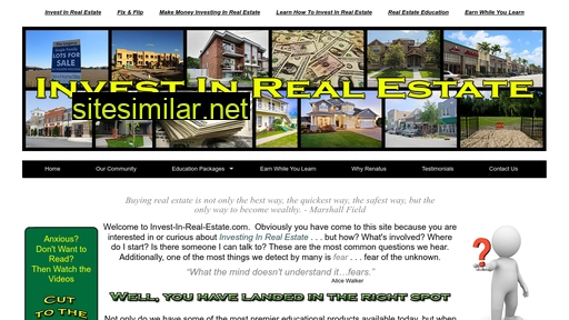invest-in-real-estate.com alternative sites