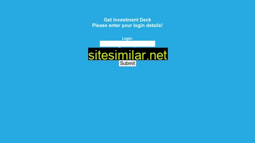 Investmentdeck similar sites