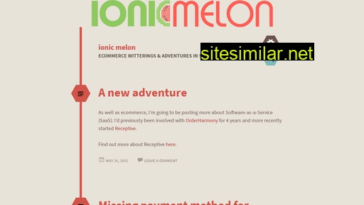 ionicmelon.wordpress.com alternative sites
