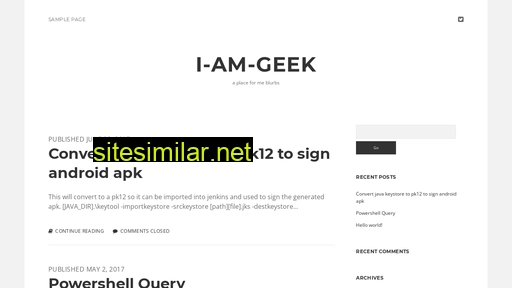 i-am-geek.com alternative sites