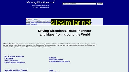 i-driving-directions.com alternative sites