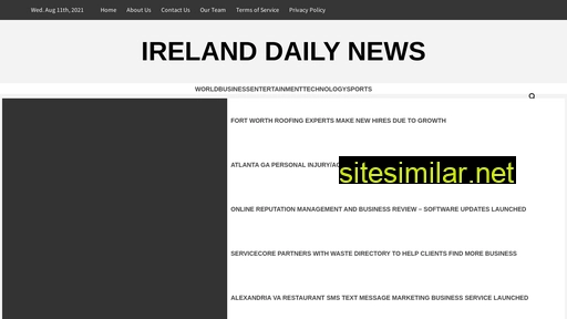 Irelanddailynews similar sites