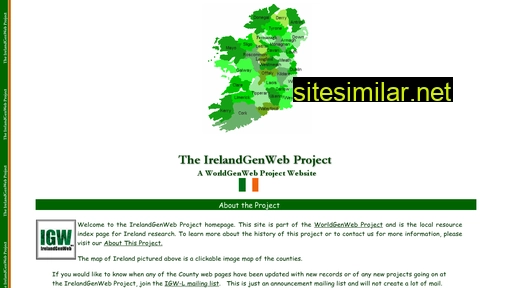 Irelandgenweb similar sites