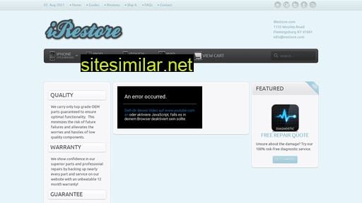 irestore.com alternative sites