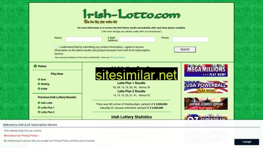 irish-lotto.com alternative sites
