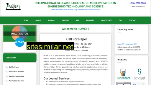 irjmets.com alternative sites