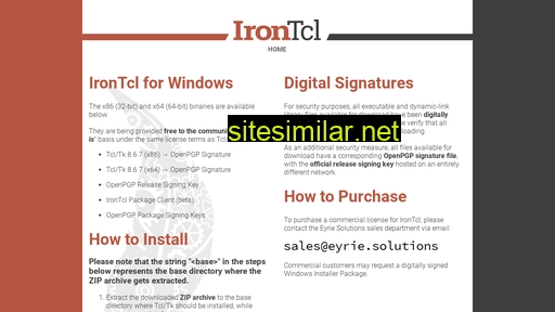 Irontcl similar sites