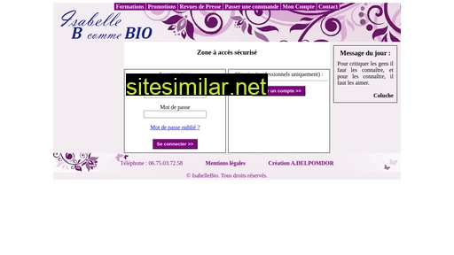 isabellebio.com alternative sites