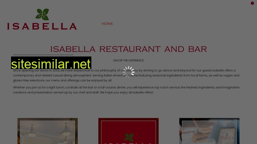 isabellarestaurantandbar.com alternative sites