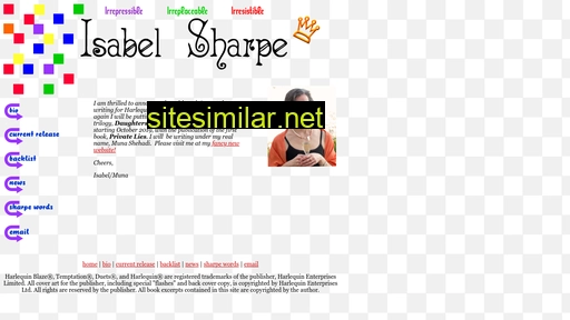 Isabelsharpe similar sites