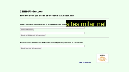 isbn-finder.com alternative sites