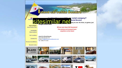 islandcarrentalsbonaire.com alternative sites