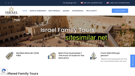 Israelfamilytours similar sites