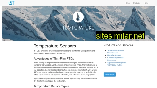 ist-temperature-sensors.com alternative sites