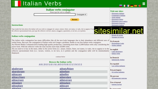 italian-verbs.com alternative sites