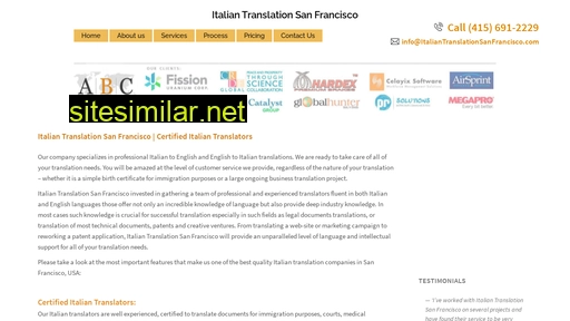 italiantranslationsanfrancisco.com alternative sites