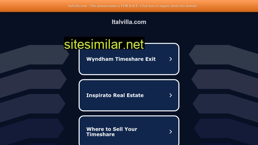 italvilla.com alternative sites