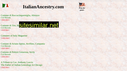 italianancestry.com alternative sites