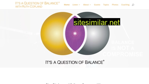 itsaquestionofbalance.com alternative sites