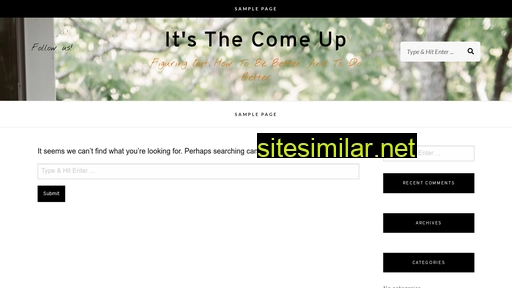 itsthecomeup.com alternative sites