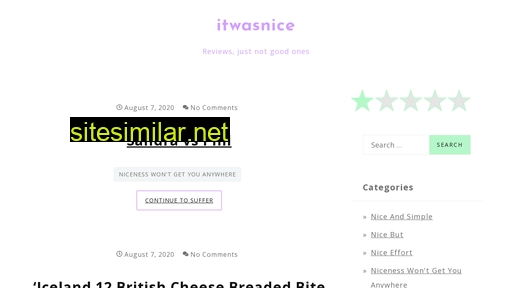 itwasnice.com alternative sites