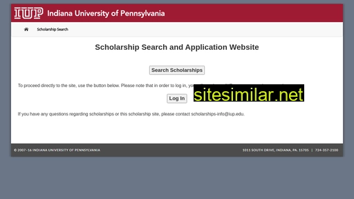 iup.scholarships.ngwebsolutions.com alternative sites