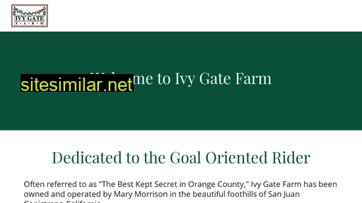 Ivygatefarm similar sites